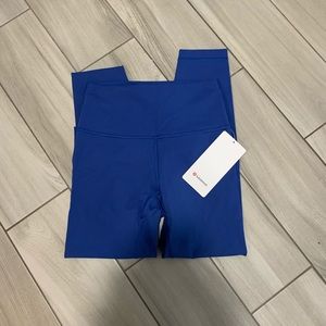 Lululemon Wunder Train HR Tight 25” * Regatta Blue